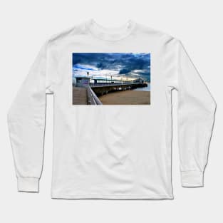Bournemouth Pier And Beach Dorset Long Sleeve T-Shirt